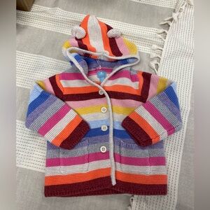 BABY GAP Multicolor Striped Knit Sweater